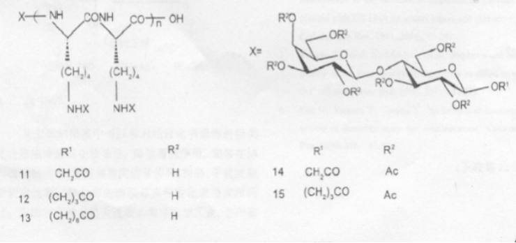 常见多种单糖及其衍生物的化学修饰位点