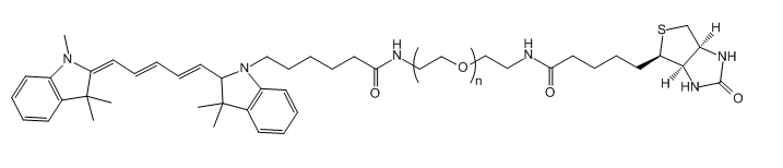 Cy5-PEG-Biotin  CY5荧光标记聚乙二醇-生物素