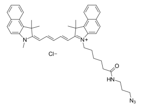 Cyanine5.5 azide；水溶性Cy5.5-N3