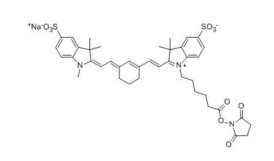 Sulfo-Cyanine7 NHS ester，CAS号：1603861-95-5，水溶性近红外染料