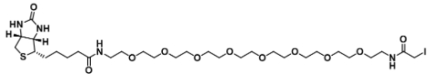 Biotin-PEG8-iodoacetamide