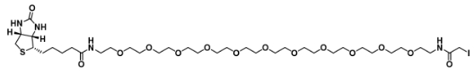 Biotin-PEG11-iodoacetamide