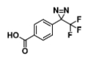 4-CF3-diazirine-benzoic acid  , 85559-46-2